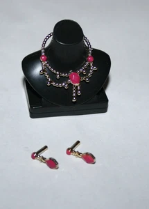 My Scene Barbie Doll Jewelry Chelsea Goes Hollywood Necklace and Earrings Set - Picture 1 of 5