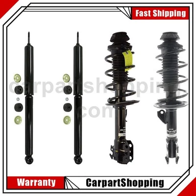 4 muelles helicoidales de amortiguador Monroe KYB para Toyota Yaris 2006-2011 Foto 1 de 4