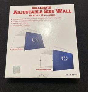 Nuovo! Penn State Nittany Lions Collegiate Parete Laterale Regolabile per Gazebo 10”x10” - Foto 1 di 7