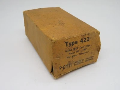Termostato de agua caliente Penn Controls tipo 422 modelo 3010 90-180 grados 115V 26A NUEVO Foto 1 de 4