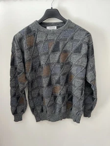 Vintage Jantzen Sweater Men’s Size  Large Geometric Pullover 80s 90s Made in USA - Picture 1 of 12
