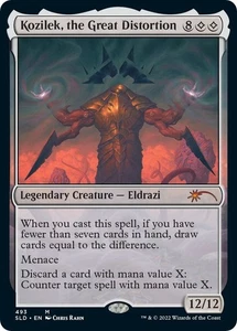 1 x FOIL Kozilek, the Great Distortion (493) - Near Mint, English Secret Lair M - Picture 1 of 1
