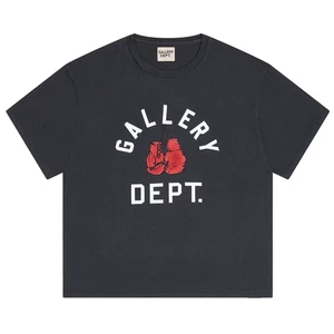 Departamento de Galería. Camiseta Boxing Merch Vintage Negra - Imagen 1 de 6