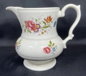 Vintage Lord Nelson Keramik Transferware 5" Krug rosa Rose Blumen England # 6-73 - Bild 1 von 20