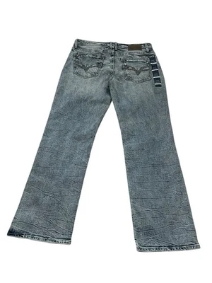 Мужские прямые джинсы BKE Jake с пряжкой 34 X 30 эластичные ковбойские вестерн новые без ценников - Изображение 1 из 4