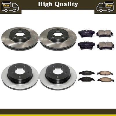 6 件制动垫套装圆盘转子适用于福特野马 3.8L 3.9L 4.6L — 第 1/4 张图片