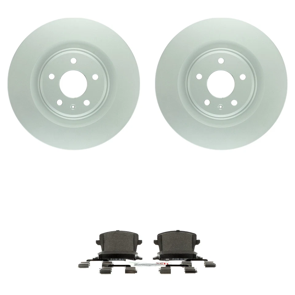 Kit de pastilhas de freio a disco Bosch rotores traseiros Quietcast azul semi-met para Audi Q5 S4 S5 - Imagem 1 de 1