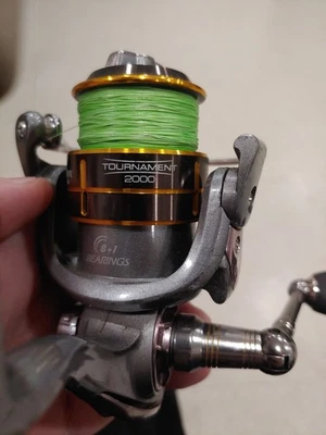 Gander Mountain Tournament 2000 Spinning Reel GUC Comes With Braided Line Works - Image 1 of 4