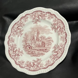 Spode Regency Ruins Dinner Plate Red Archive Collection Regency Series 10.75" - Picture 1 of 9