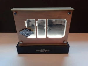 Harley Davidson 110th Anniversary Dealer Leucht Bilderrahmen Batavia NY 2-seitig - Bild 1 von 3