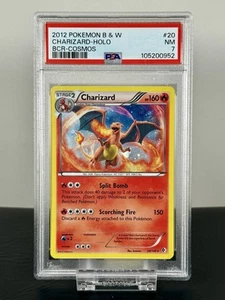 2012 Pokemon B & W CHARIZARD Boundaries Crossed Cosmos Holo PSA 7 - Picture 1 of 2