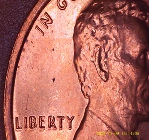 1969s  Double Die Obverse DDO Lincoln Memorial.  AU Beautiful Red Key Error Coin - Picture 1 of 6