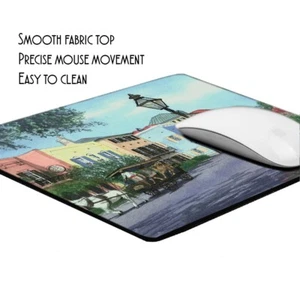 Historic Harleston SC Ronald William Coastal NC Artist Mouse Pad - Picture 1 of 4