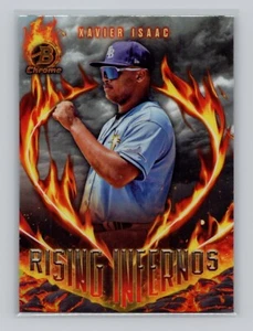2024 Bowman Xavier Isaac Rising Infernos Insert Tampa Bay Rays - Picture 1 of 2
