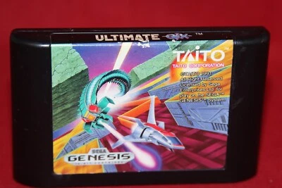 Ultimate Qix (Sega Genesis, 1991) Authentic Game Cartridge - Image 1 of 2