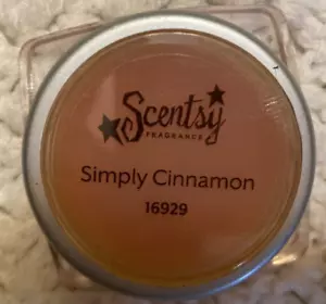 Scentsy Fragrance Simply Cinnamon 16929 Wax Bar Melt 2" x 2" - Picture 1 of 2