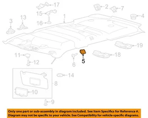FORD OEM 2016 Explorer Interior-Roof-Coat Hanger Hook GB5Z7829024BB - Picture 1 of 2