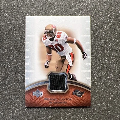 2007 UD Sweet Spot MICHAEL CLAYTON #SS-CL Swatch KERSEY - TAMPA BAY BUCCANEERS - Image 1 of 4