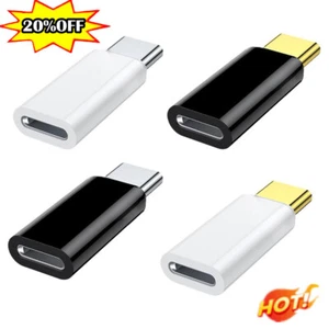 USB-8pin auf Typ C weibliche Stecker Adapter for iphone 15 Serie NEU - Zdjęcie 1 z 24