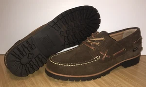 Polo Ralph Lauren Country Ranger scarpe da barca marrone pelle scamosciata da uomo taglia 12 nuove - Foto 1 di 21