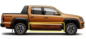 New Genuine VW AMAROK (2013-2017) Set Of O/S Right Doors "CANYON" Trim Foil OEM - Picture 1 of 1