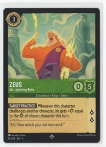 Disney Lorcana Ursula's Return Zeus 92/204 Super Rare NON-FOIL - Picture 1 of 1