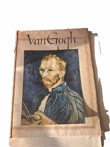 Van Gogh Vintage Abrams Art Book 13 Beautiful Full Color Prints 1952 - Picture 1 of 15