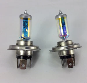 H4 (472) P43t 60/55W ALL WEATHER RAINBOW Halogen Bulbs Lamps Lights 2pcs - Picture 1 of 1