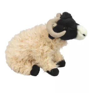 Juguete de peluche suave cara negra oveja 9,5"/24 cm peluche fieles amigos - Imagen 1 de 3