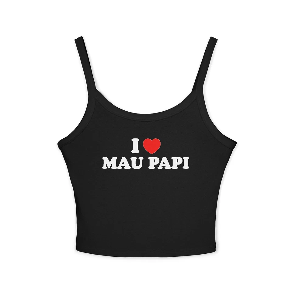 Camiseta sin mangas I Love Mau Papi | Camiseta sin mangas Mau P | Conjunto de festival EDM | Camiseta rave Y2K Foto 1 de 1