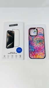 Casetify My Neon Summer iPhone 15 Pro Max Impact Case with Screen Protector - Photo 1 sur 2