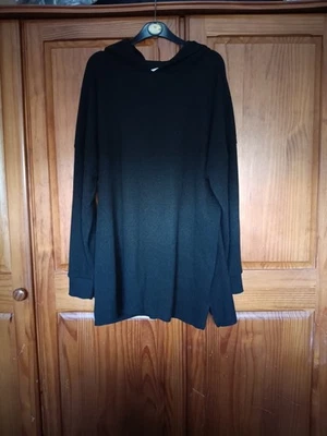 TU Black Hooded Tunic Jumper Size 18 - Image 1 of 4