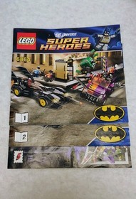 LEGO 6864 Batmobile & Two-Face Chase Instruction Manuals 1 & 2 w/ Bonus Comic
