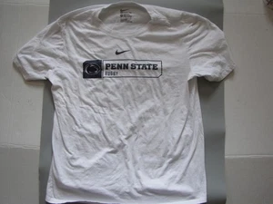Penn State Nittany Lions Shirt Mens Small White NCAA Rugby Nike Tee T-Shirt - Picture 1 of 6