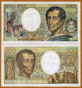 France, 200 francs, 1992, P-155 (155e), UNC - Picture 1 of 1