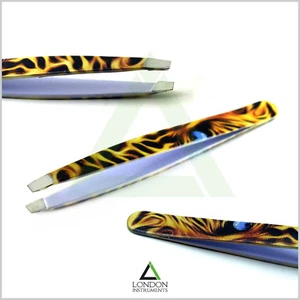 Slanted Point Tweezers Eyebrow Hair Removal Plucking False Hair Remover - Picture 1 of 4