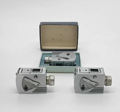 3 cámaras espía sub miniatura universales vintage Minuto 16 una cámara con caja Foto 1 de 4