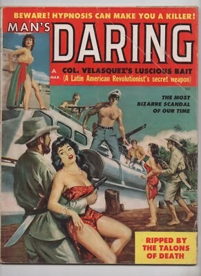 Man's Daring Vol. 1 #4 3.0 GD/VG Candar Publishing 1960 Adventure Pulp - Image 1 of 2