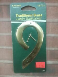 Hillman Traditonal Brass #9, 4", 840099