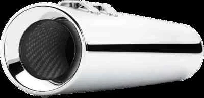 Silenciador deslizable Cobra cromado 4,5 pulgadas Power Flo Harley Road King 95-16 Foto 1 de 4