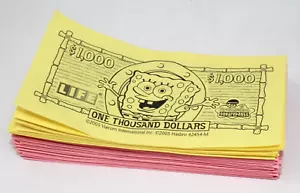 Spongebob SquarePants The Game of Life Replacement Pieces Paper Money Lot 2005 - Bild 1 von 5