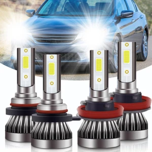 For Honda Accord 2013 2014 2015 4x 6000K LED Headlight High Low Beam Light Kit - Picture 1 of 9