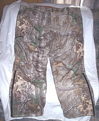 Mens 3X Tall Camo Pants Water Proof Cold Weather Pants Insulated Pants Realtree - Image 1 of 4