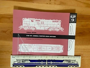NOS 50er Jahre EMD Elektromotiv GM General Motors Lokomotiven GP9 Verkaufsprospekt - Bild 1 von 3