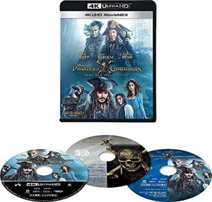Pirates of the Caribbean Dead Men Tell No Tales 4K ULTRA HD + 3D + Blu-ray F/S - Picture 1 of 6