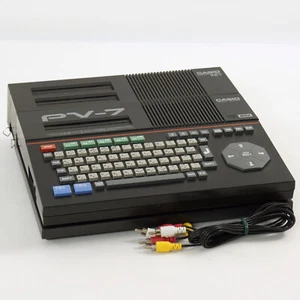 Computadora personal CASIO MSX PV-7 con unidad expansiva KB-7 probada Japón PV70726 - Imagen 1 de 16