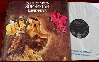 DAVID FRYE RICHARD NIXON SUPERSTAR LP BUDDAH (1972) EX POLITICAL COMEDY - Image 1 of 4