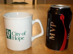 "CITY OF HOPE"- CANCER TREATMENT & RESEARCH, Ceramic Coffee Cup, VINT. #1970 yr. - Picture 1 of 9