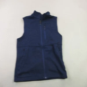 Marmot Vest Mens Small Full Zip Sleeveless Outdoor Lightweight Blue Pockets - Picture 1 of 8