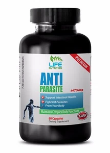 parasite wormwood - ANTI PARASITE COMPLEX 1475MG - apple pectin 1 Bot 60 Caps - Picture 1 of 11